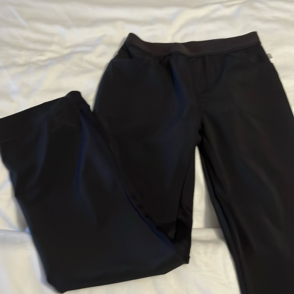Women’s, black, flare scrub pants